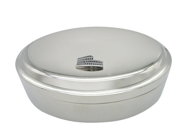 Roman Colosseum Pendant Oval Trinket Jewelry Box