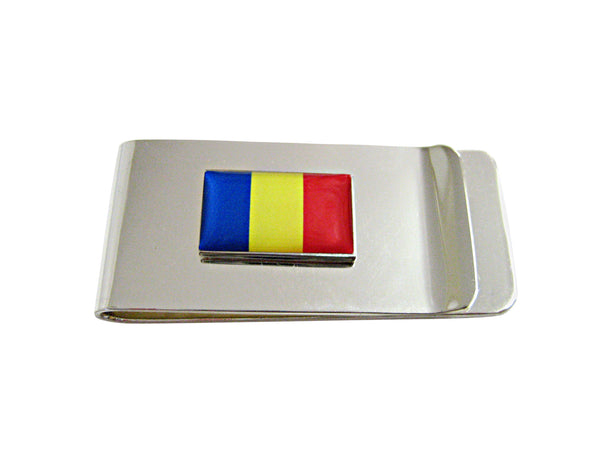 Romania Flag Money Clip