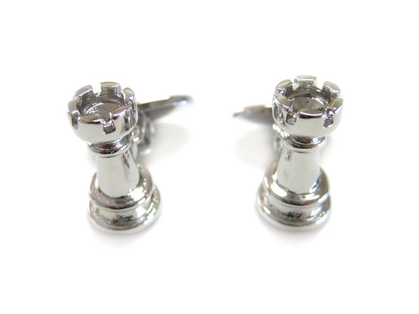 Rook Chess Piece Cufflinks