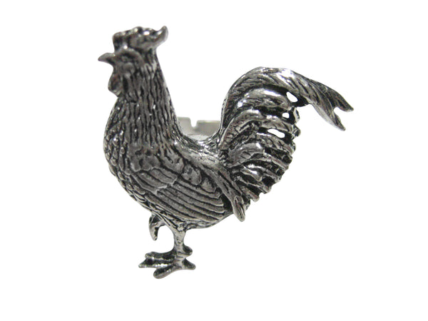 Rooster Chicken Adjustable Size Fashion Ring