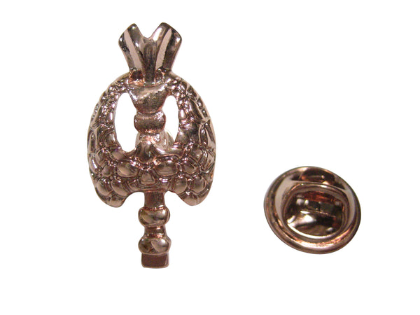 Rose Gold Toned Medical Endocrinology Symbol Lapel Pin