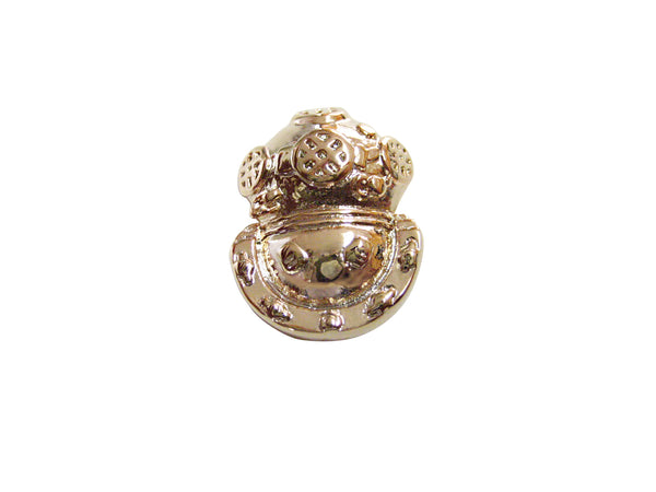 Rose Gold Toned Divers Helmet Magnet