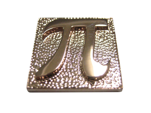 Rose Gold Toned Pi Symbol Magnet