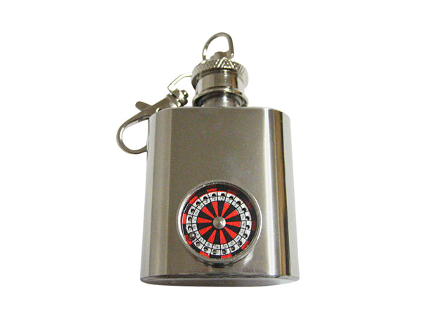 Roulette 1 Oz. Stainless Steel Key Chain Flask