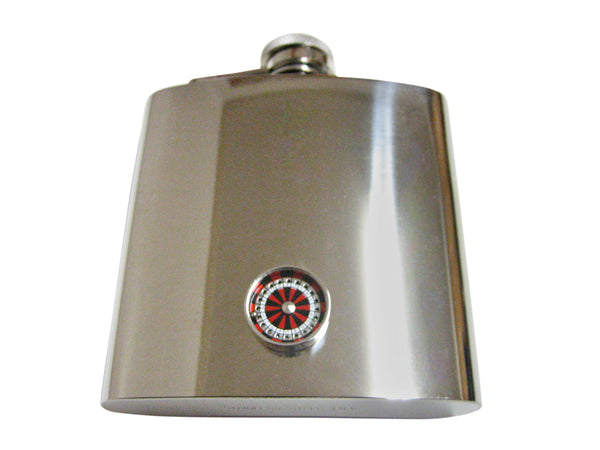 Roulette 6 Oz. Stainless Steel Flask