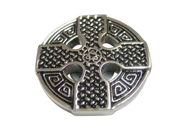 Round Celtic Cross Design Pendant Magnet