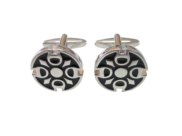 Round Celtic Design Cufflinks