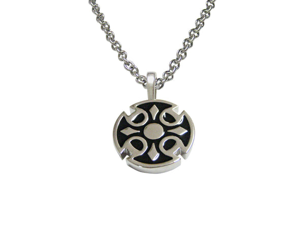 Round Celtic Design Necklace