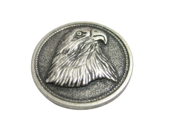 Round Eagle Bird Head Magnet