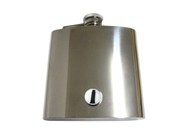 Round Leaning Tower of Pisa 6 Oz. Stainless Steel Flask
