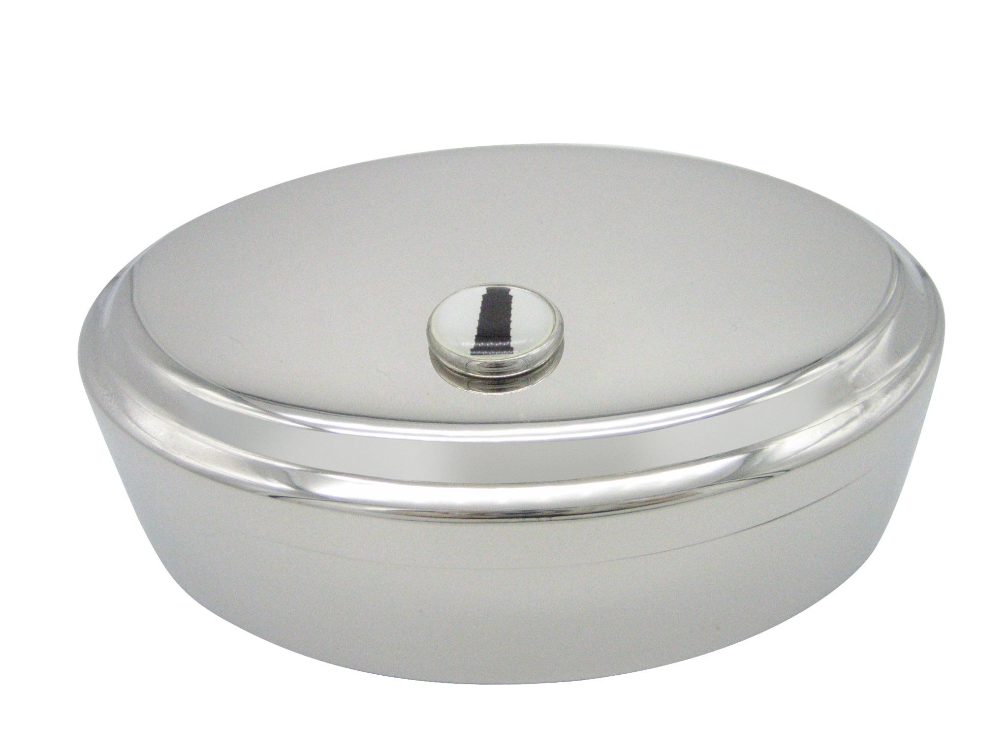 Round Leaning Tower of Pisa Pendant Oval Trinket Jewelry Box
