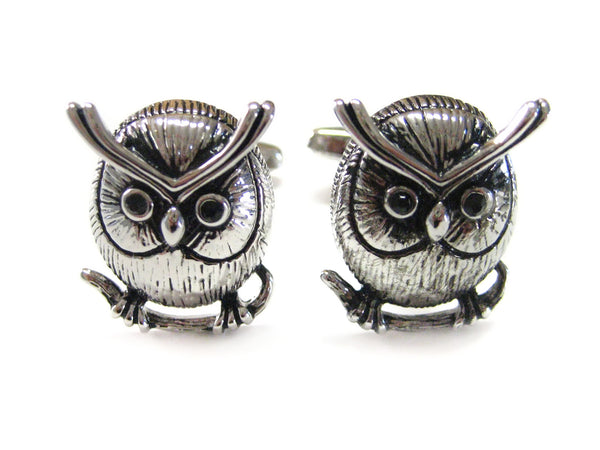 Round Owl Cufflinks