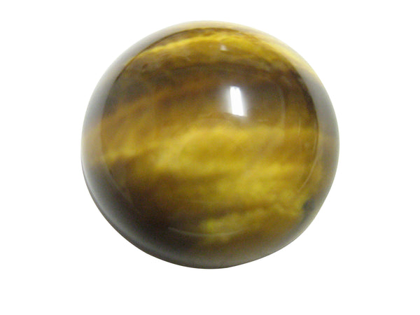 Round Tigers Eye Magnet