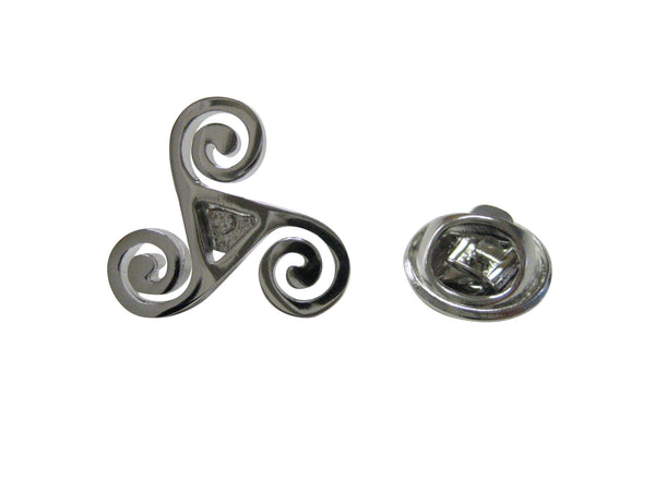 Rounded Celtic Design Lapel Pin