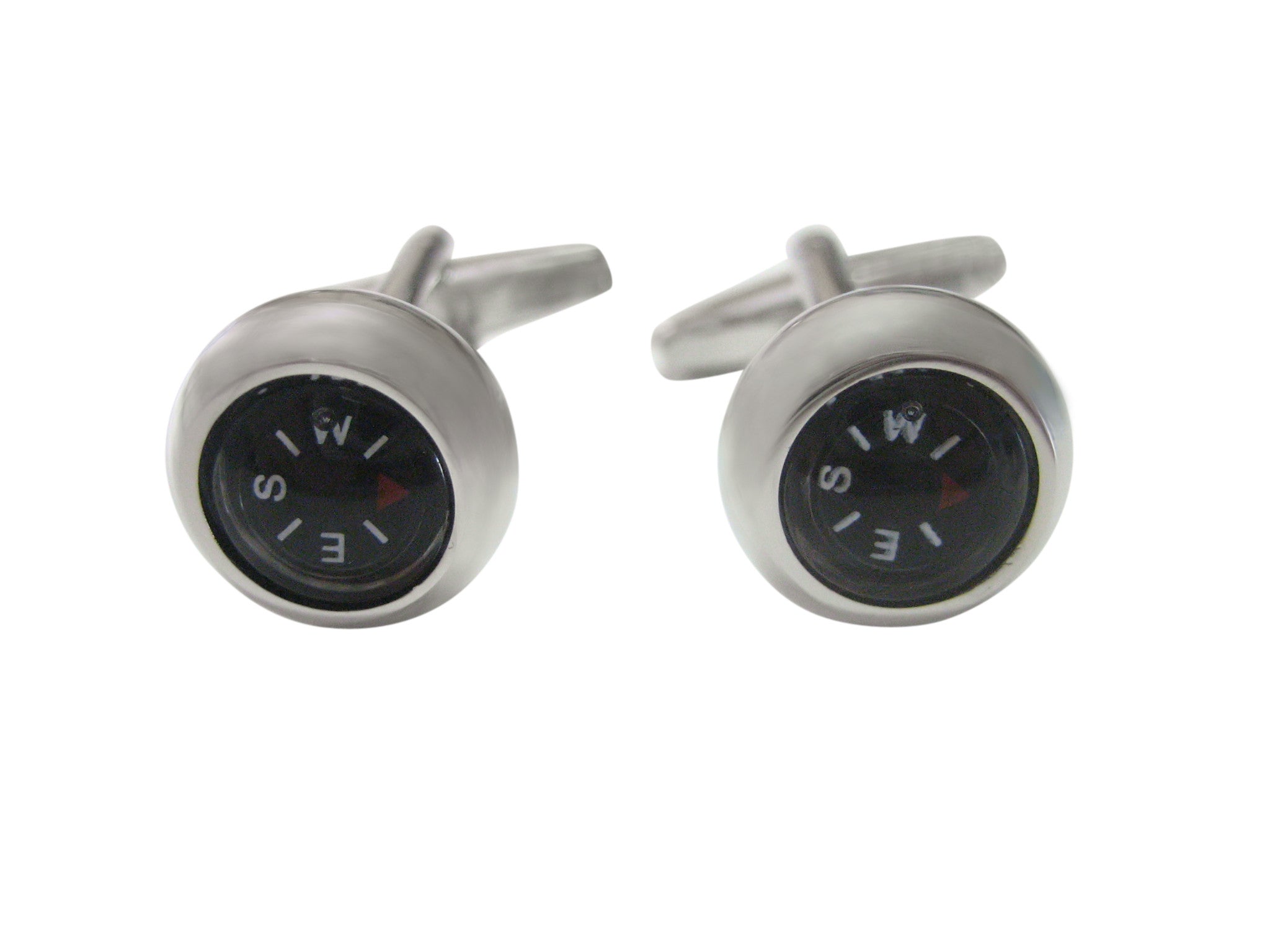 Rounded Compass Cufflinks
