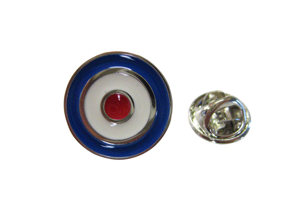 Roundel Design Lapel Pin and Tie Tack