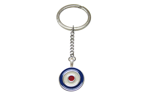 Roundel Design Pendant Keychain