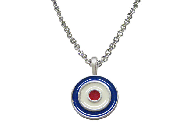 Roundel Design Pendant Necklace