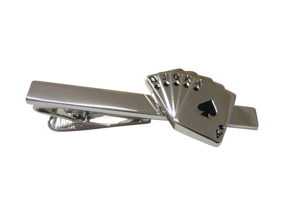 Royal Flush Card Tie Clips