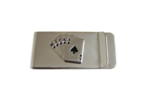 Royal Flush Gambling Poker Money Clip