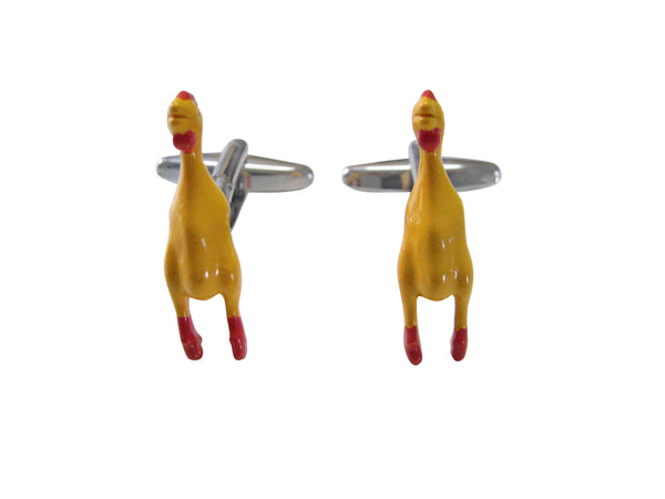 Rubber Chicken Design Cufflinks