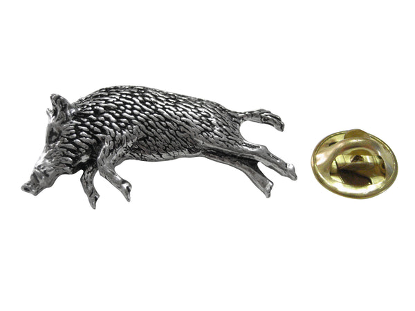 Running Boar Lapel Pin