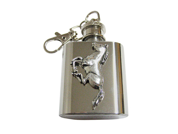 Running Horse 1 Oz. Stainless Steel Key Chain Flask