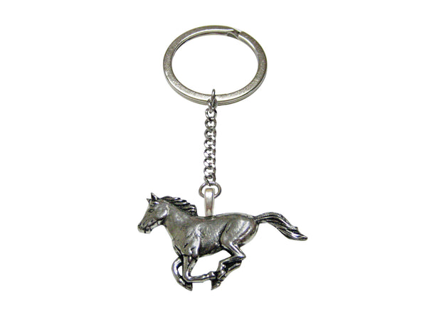 Running Horse Pendant Keychain