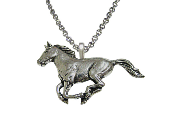 Running Horse Pendant Necklace