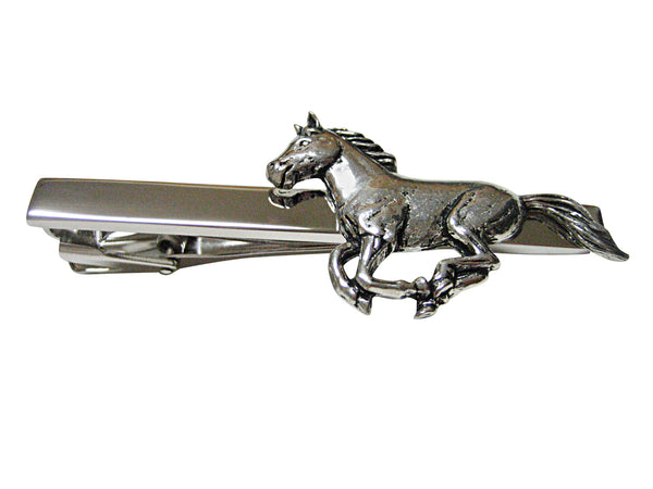 Running Horse Square Tie Clip