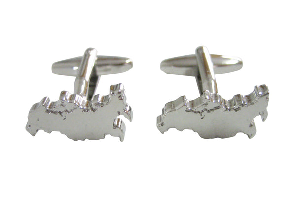 Russia Map Shape Cufflinks