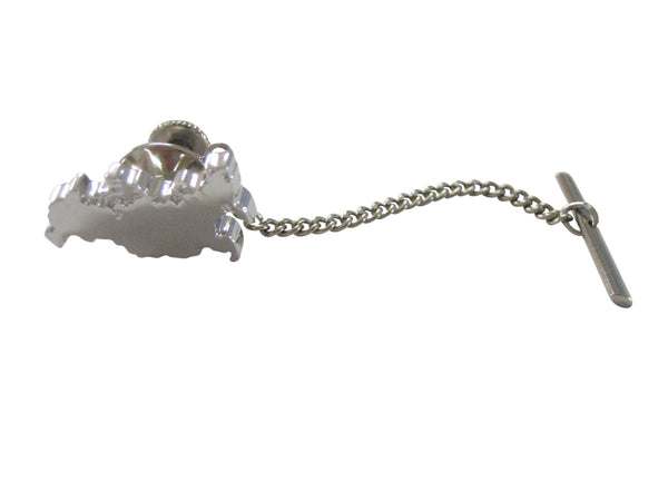 Russia Map Shape Tie Tack