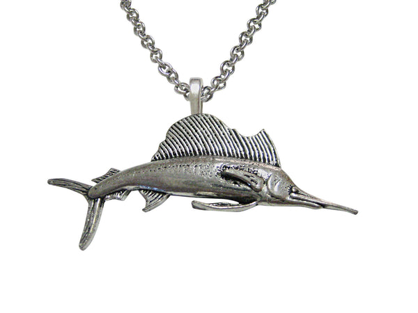 Sail Fish Pendant Necklace