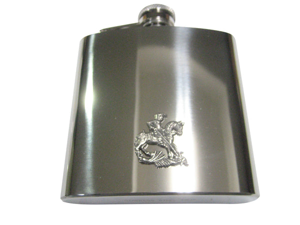 Saint George and the Dragon 6oz Flask