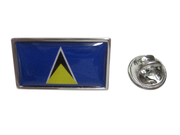 Saint Lucia Flag Lapel Pin