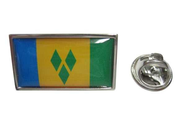 Saint Vincent And The Grenadines Flag Lapel Pin