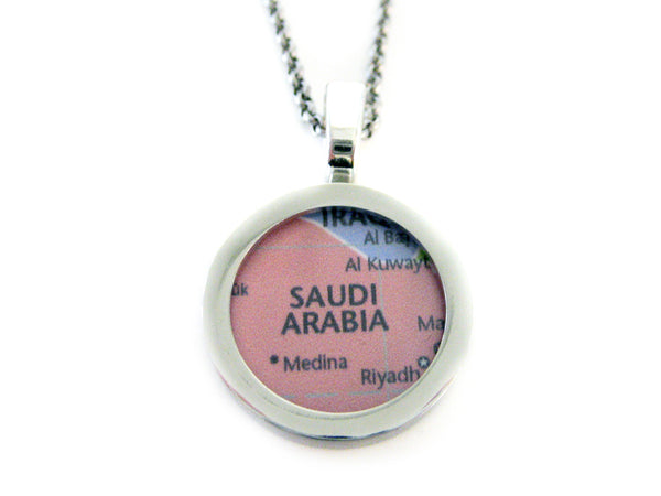 Saudi Arabia Pendant Necklace