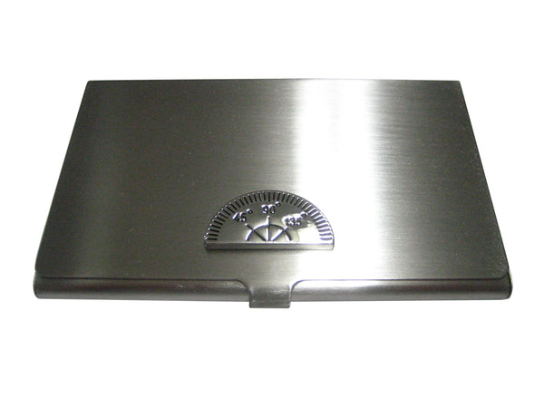 Scientific Engineering Protractor Business Card Holder