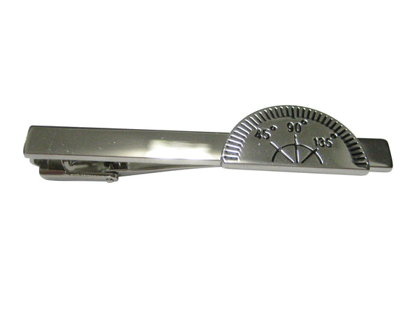 Scientific Engineering Protractor Square Tie Clip