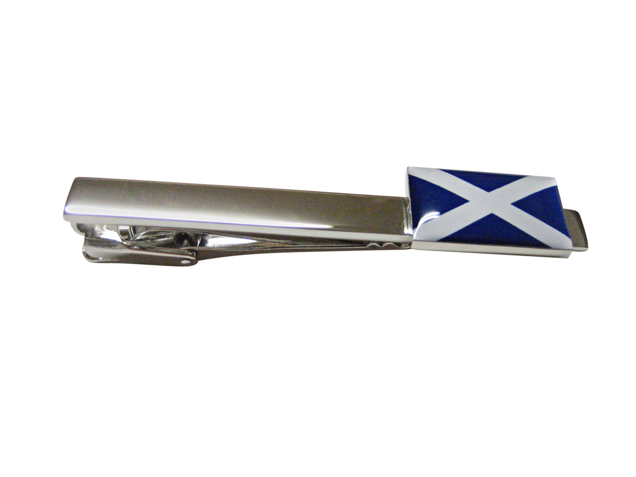 Scotland Flag Square Tie Clip