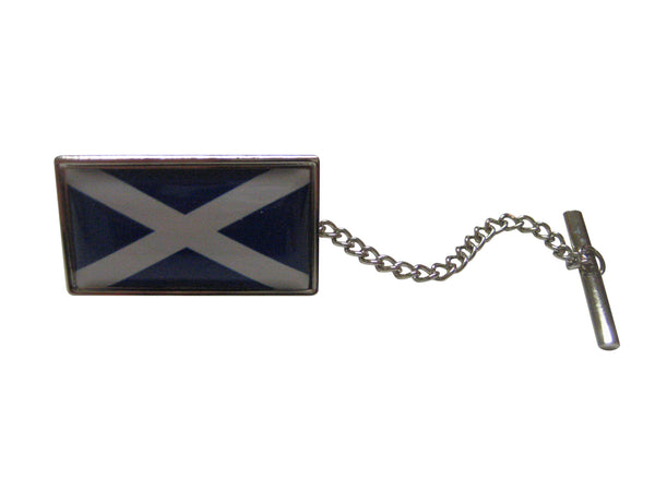 Scotland Flag Design Tie Tack