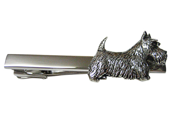 Scottish Terrier Dog Square Tie Clip
