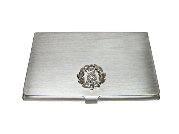 Scottish Thistle Business Card Holder