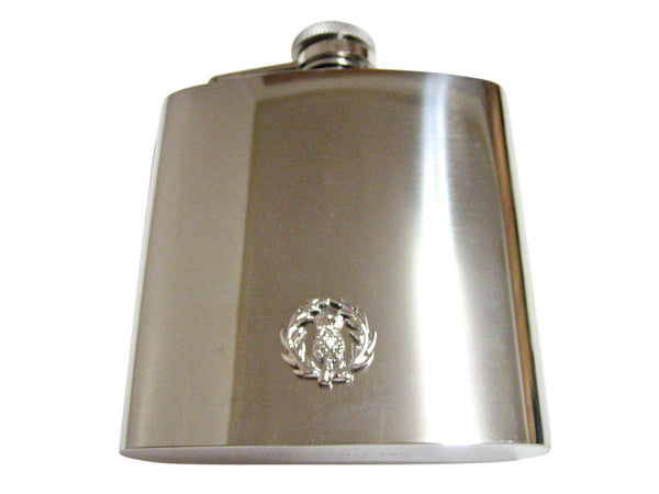 Scottish Thistle 6 Oz. Stainless Steel Flask