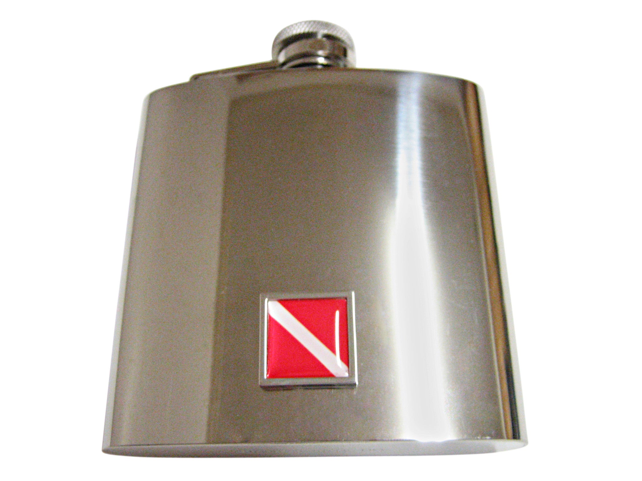 Scuba Diving Flag 6 Oz. Stainless Steel Flask