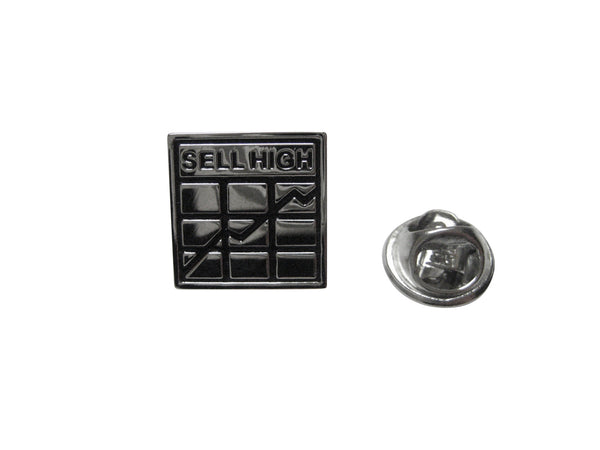 Sell High Investment Lapel Pin