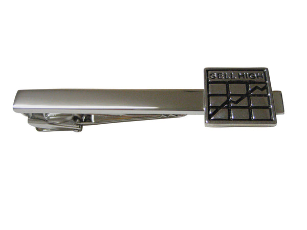 Sell High Investment Square Tie Clip