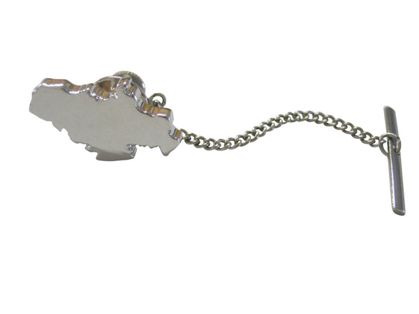 Serbia Map Shape Tie Tack