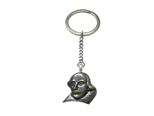 Shakespeare Figure Pendant Keychain