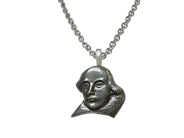 Shakespeare Figure Pendant Necklace